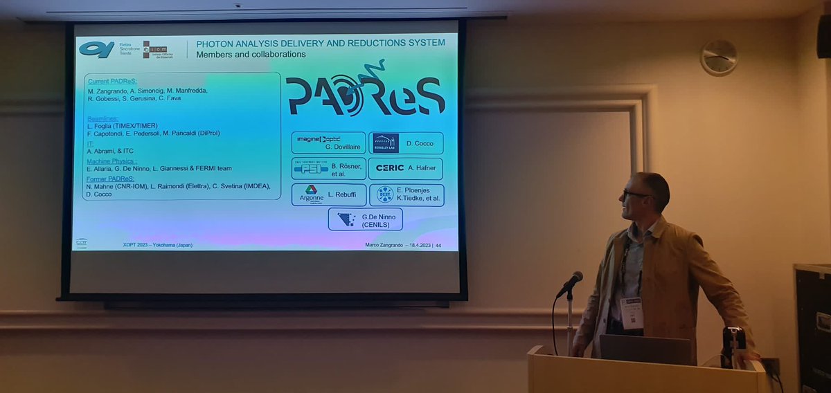 mzan71's tweet photo. Great #XOPT conference at the 2023 #OPIS in #Yokohama! @elettrasincro was well represented by Michele Manfredda, Lorenzo Raimondi and myself… Met many colleagues and friends. Many great discussions! Great results! Kudos to the organization! https://t.co/km58Ru4QpL