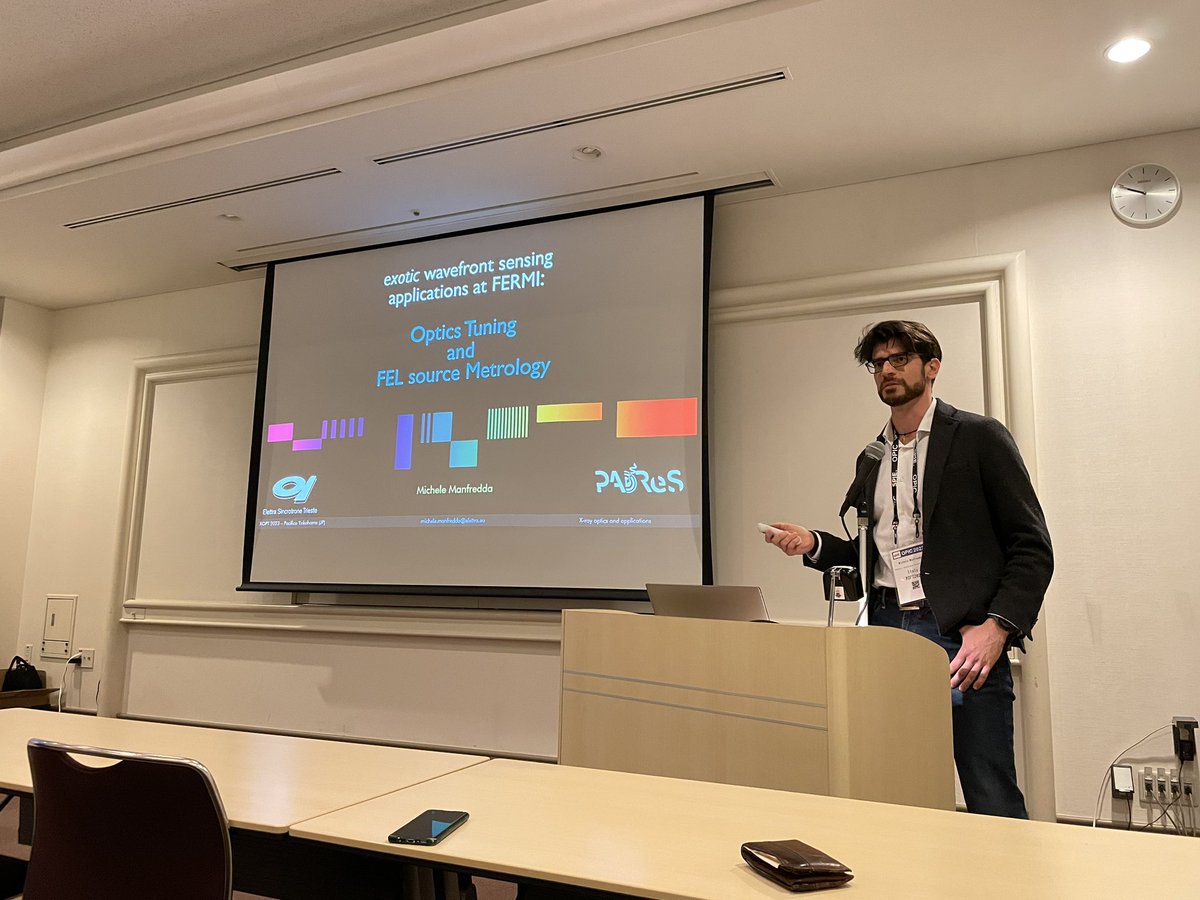 mzan71's tweet photo. Great #XOPT conference at the 2023 #OPIS in #Yokohama! @elettrasincro was well represented by Michele Manfredda, Lorenzo Raimondi and myself… Met many colleagues and friends. Many great discussions! Great results! Kudos to the organization! https://t.co/km58Ru4QpL