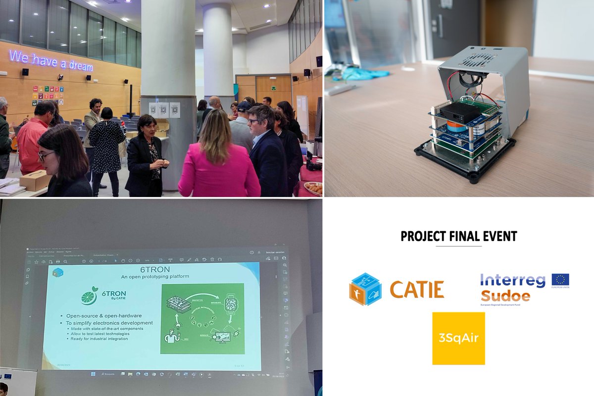 CATIE_AQ's tweet photo. [ Projet @3SqAir ] 🇪🇺

Le CATIE se déplace à Bilbao pour l'évènement final du projet #3SqAir ! ♻️

Bravo et merci à tous les partenaires pour ces années de travail 🤝

Congratulations and thank you to all the european partners for these years of work! 

#innovation #research https://t.co/UOHqf1goFD