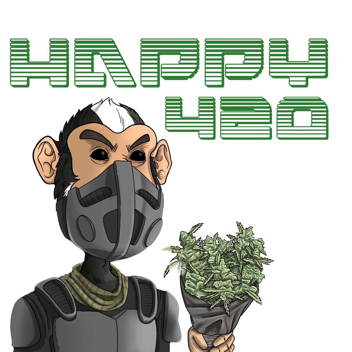 Happy #420Day to all my @TTChimpsClub ‼️🌿🫶

Your favorite team has struck again to make this day an exceptional day for the #TTCC family 💚
Hope you are all ready for the <a href="/JellyCoNFT/">Jelly Co</a>  adventure‼️ 💥😈💥

#BuildersBuild 💎🚀
🌔⏰🐒🏎️🔥🔥🔥🔥🔥🌍