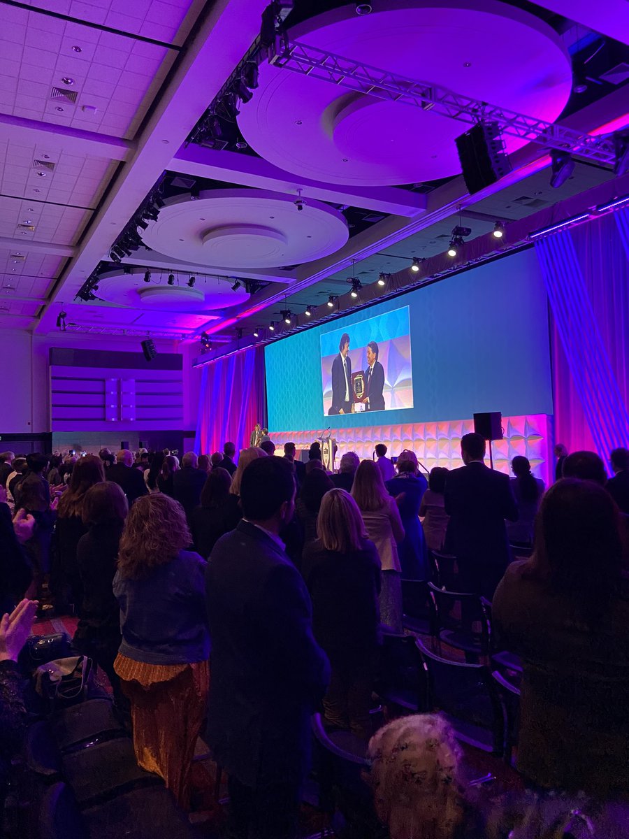 ISHLT's tweet photo. A standing ovation for 2023 Lifetime Achievement Award recipient Jon Kobashigawa, MD! 👏 #ISHLT2023 https://t.co/Bficfwj6ZS