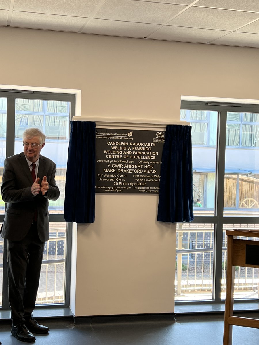 QuantumCLS were honoured to be invited to the official opening of the Welding and Fabrication Centre of Excellence at Pembrokeshire College by the First Minister, Mark Drakeford.