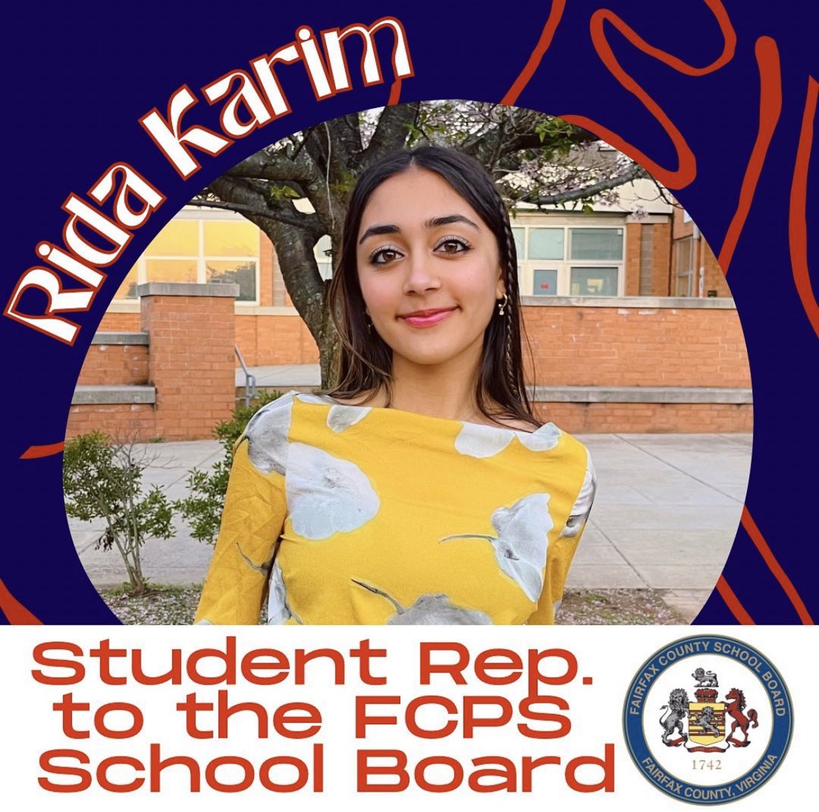 Congratulations Rida!! So proud of our student rep❤️🤗