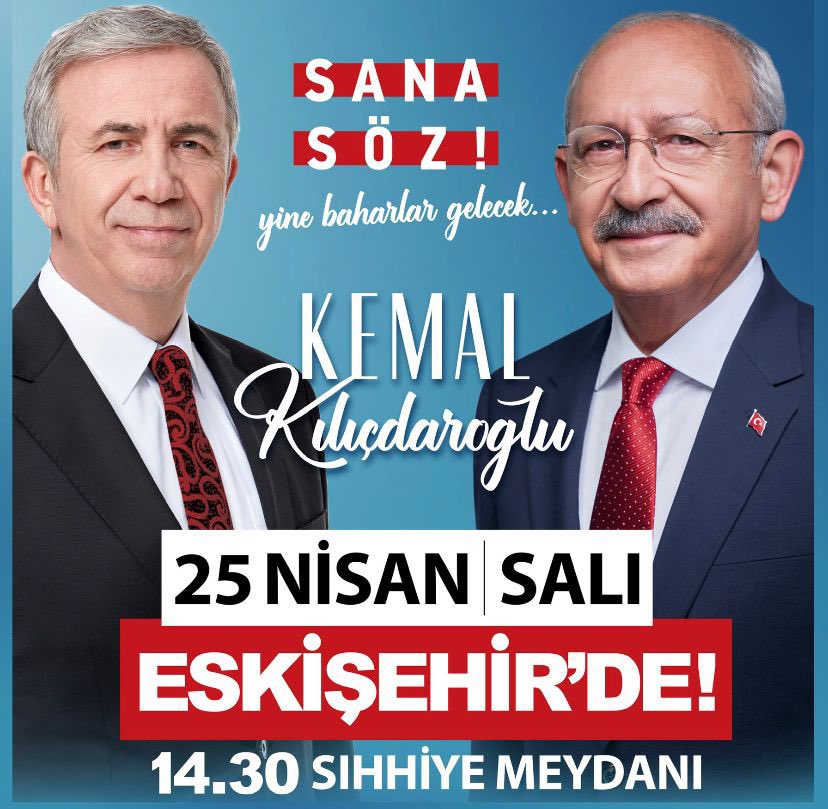 Biz hazırız 
Eskişehir hazır
#MilletinAdayıEskişehirde