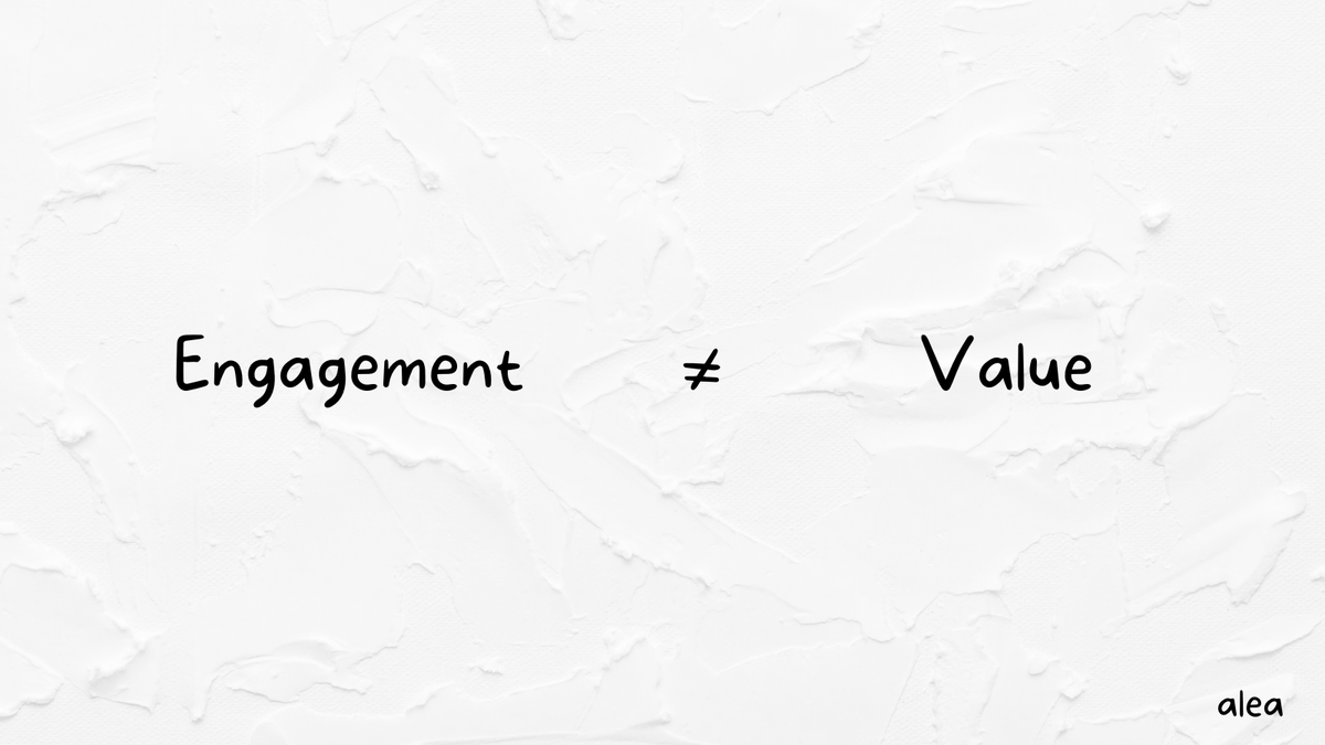 diguitta's tweet photo. MeltingSpot_EU: RT @alea_eth: In my first community I was obsessed with engagement.

Don't make the same mistake.

The goal of community building isn't engagement.

It's connection.

It's personal &amp; collective growth.

It's fun.

Track engagement - but o… https://t.co/ggkVpc3pYs