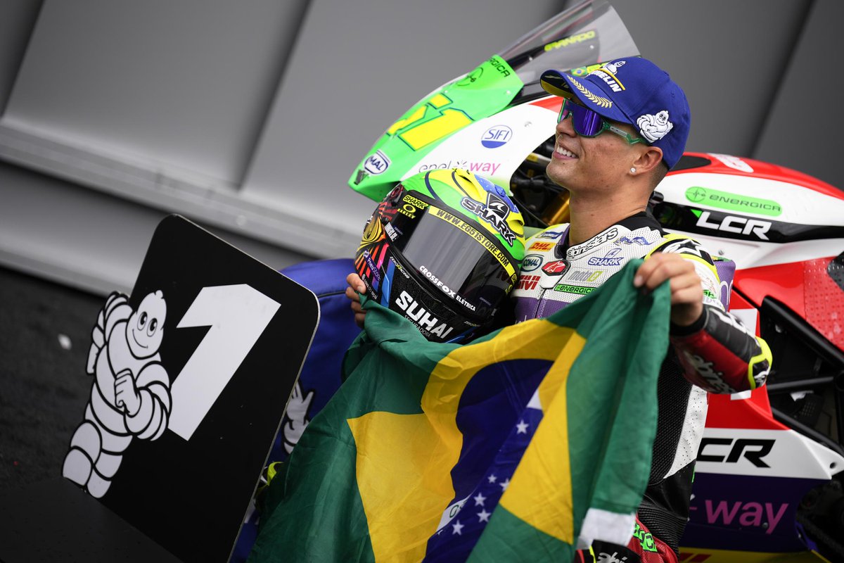 MotoEofficial's tweet image. 🔙🇳🇱 @ericgranado was rewarded for his bravery in last year&apos;s Race 2 of the #DutchGP after a four-lap crazy battle that ended with a red flag🚩! 

Alongside the Brazilian #MotoE rider, we saw @DomiAegerter77 and Casadei at the podiuml! ⚡

#2022recap