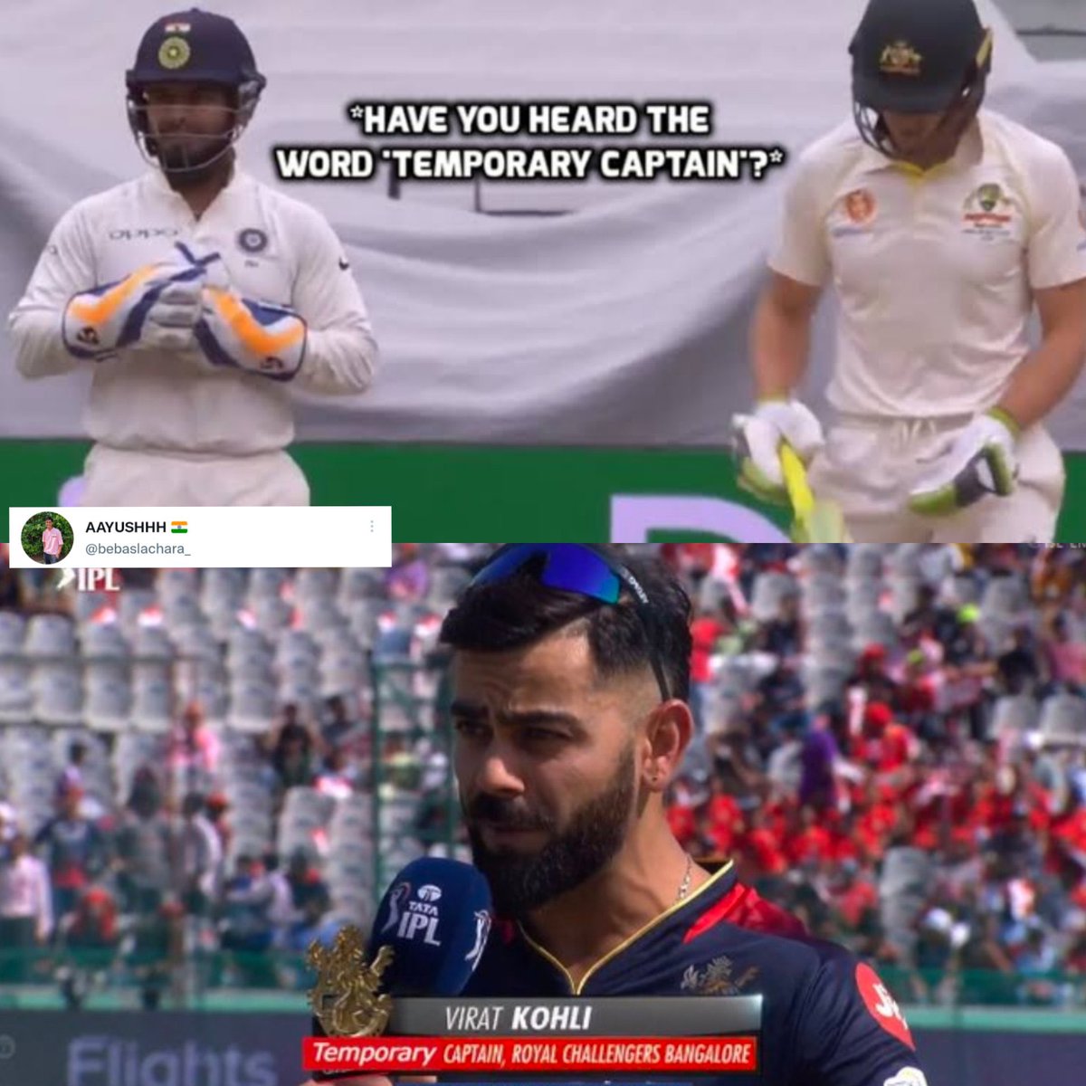 im_shashank40's tweet image. #temporaryCaptain #kohli #RCBvPBKS