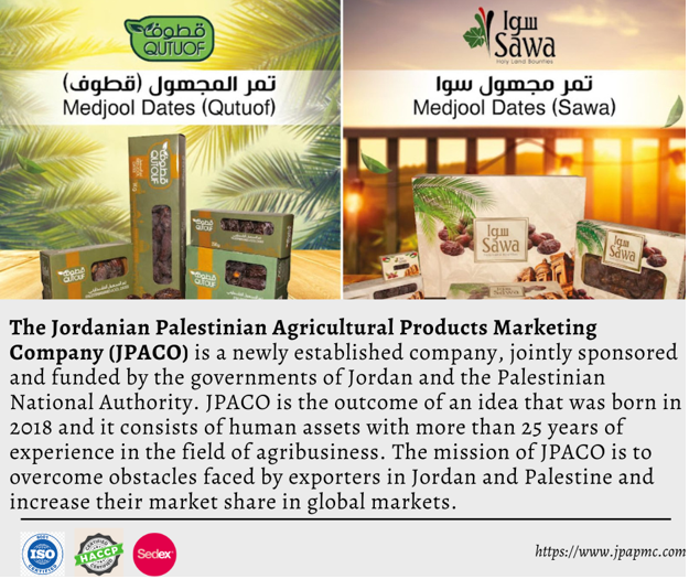 Josmeproject's tweet photo. The Sand Rose Dates and JPACO will participate in the #MACFRUT 2023 exhibition in Rimini, Italy. This participation is part of the #JoSME project, which aims to enhance the cooperation and interaction between the Jordanian and Italian markets.

@CIHEAMBari 
#Macfrut https://t.co/HzJrG6YrlB