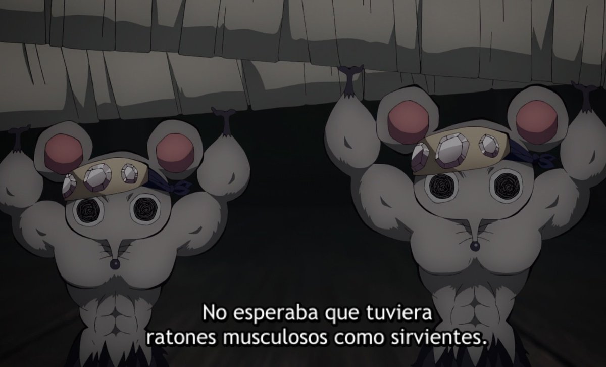 Nela_ELF_'s tweet photo. Cuando no crees que no se puede poner más random el anime..... llegan los ratones mamados :v 

#DemonSlayer  #kimetsuNoYaiba 
#DistritoRojo https://t.co/ifvXZGKl9B