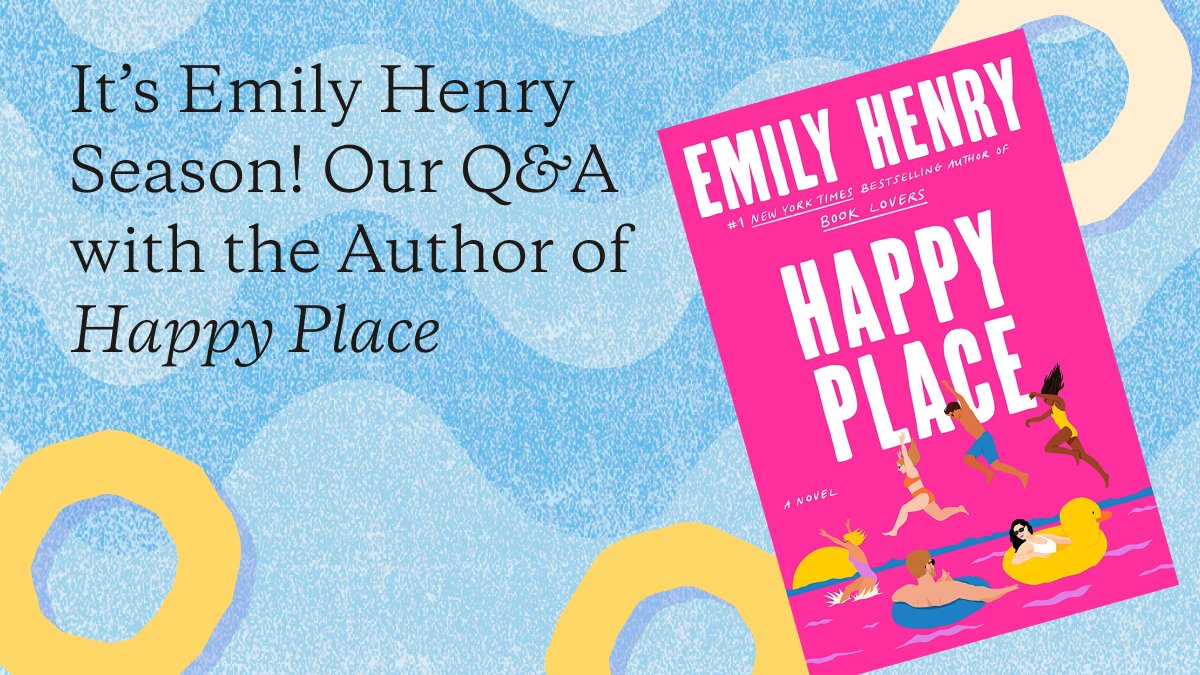 Our ‘Happy Place’? Tuning out the world and reading Emily Henry's new book on April 25. Get ready for this beach read rom-com with our interview with Emily Henry! Discover the novels make Henry happy, her approach to writing ‘Happy Place’, and more.

goodreads.com/interviews/sho…