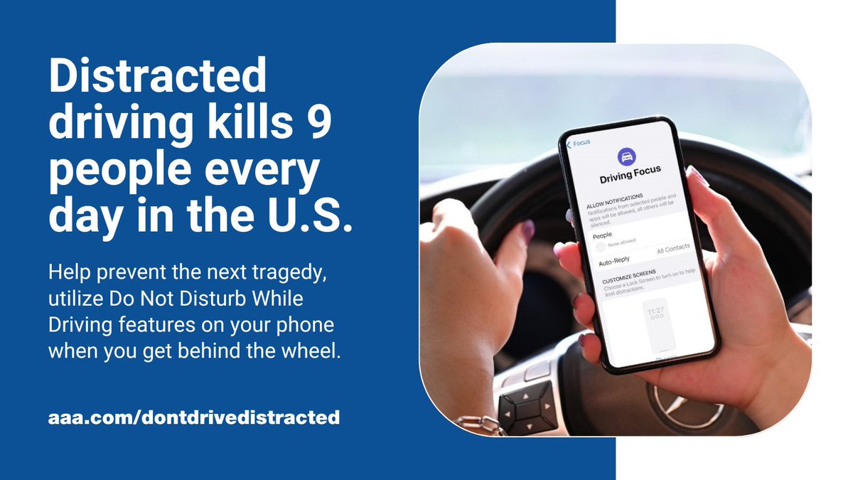 “Trust me it’s one of the most devastating things that you can have when you lose a child”  Learn how to access Do Not Disturb While Driving features at aaa-text.co/41pBFXY