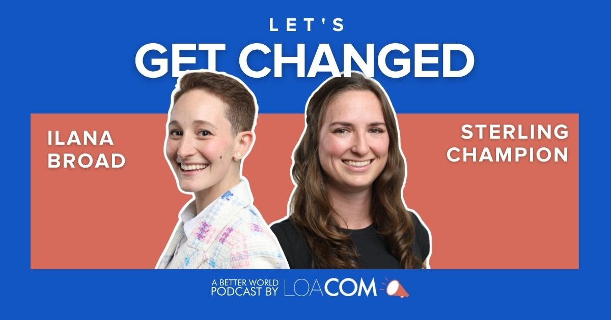 loacom_'s tweet photo. How can we shatter the glass ceiling?

In our latest episode of #LetsGetChanged🎙️, we sit down with Ilana Broad and Sterling Champion, the dynamic duo behind @theSHEmark.

Listen now to advance gender equality one certification at a time!👊 #BetterWorld
https://t.co/GhBFmJefQJ https://t.co/zsAISc6cod