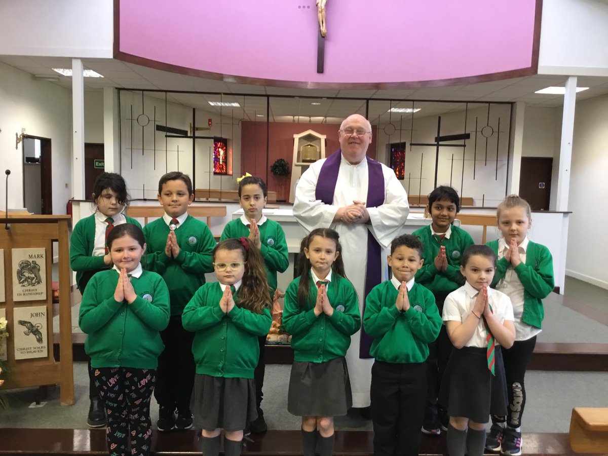 SJLCARDIFF's tweet photo. #Llongyfarchiadau to our first group of children who made their First Reconciliation this morning, as they prepare to receive Jesus in the Sacrament of Holy Communion, this summer. #FirstReconciliation #Article14 @CatholicCardiff @SJL_bsacrament https://t.co/8MIrNQ3oFw