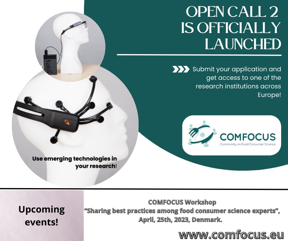 😊The official launch of the 2nd Open Call of COMFOCUS took place yesterday at the Slovak University of Agriculture during the workshop “Sharing best practices among food consumer science experts”!

🧐Read more  » comfocus.eu/comfocus-open-…
#COMFOCUS #OpenCall2