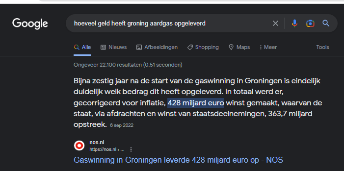 burojpiv's tweet photo. @dinie_van @Roelsipke 2740 #Miljard #Kuub gas uit #Groningen. Vergoeding #Kabinet aan  #Groningers 20 Miljard Euro. https://t.co/Id9Mv3vgf3