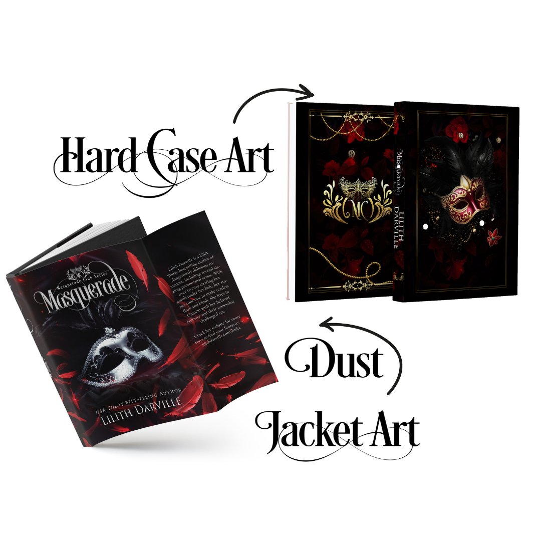 It's the 10th anniversary of my Masquerade Club series. 🎉🥂
Releasing an exclusive hardcover with a special case laminate cover underneath the jacket + an extended epilogue. It's available only on Kickstarter! → kickstarter.com/projects/lilit…
#lilithdarville #darkromance