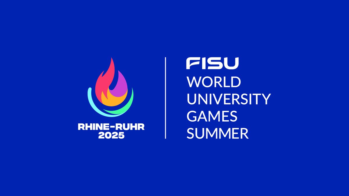 FISU's tweet photo. .@RhineRuhr2025 today launched its logo which symbolises the unity of the five cities and all communities that will host the @FISU Games Summer from 16 to 27 July 2025.

READ👉https://t.co/WnEmbguR7s

#Unisport #Unisportlife #FISUGames https://t.co/UVsJw5N9aj