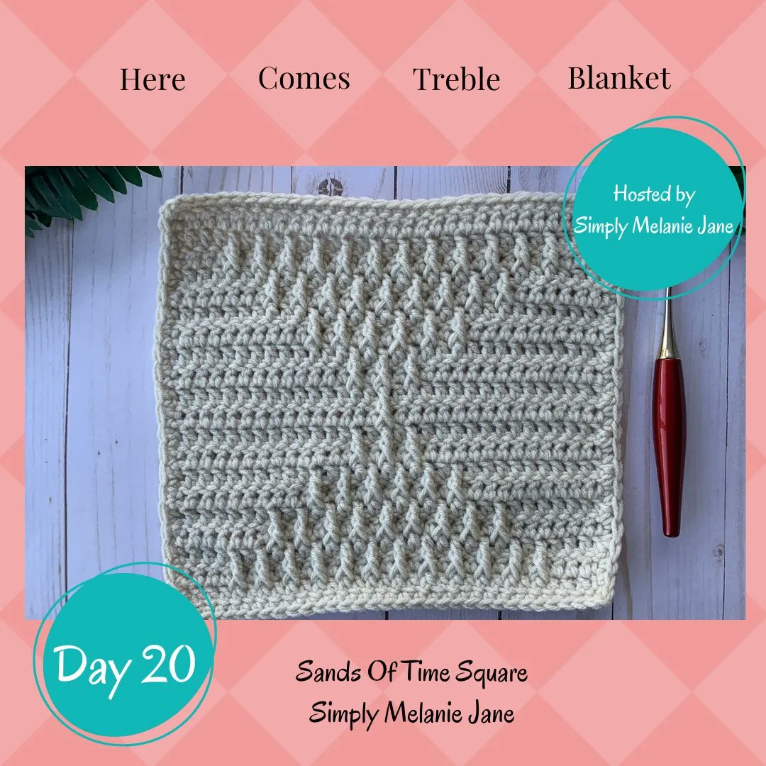 ElimeeDesigns's tweet image. The last square of the blanket is finally here, and it&apos;s a beautiful &apos;Sands of Time&apos; square! If you haven&apos;t started yet, don&apos;t worry, there&apos;s still time to get the pattern bundle and join in on the fun! 

#linkinbio
#freecrochetpattern #crochetafghan #crochetsquare