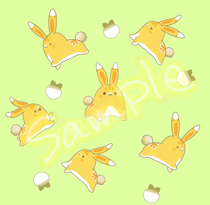可愛くかけたのでグッズ色々作ります 