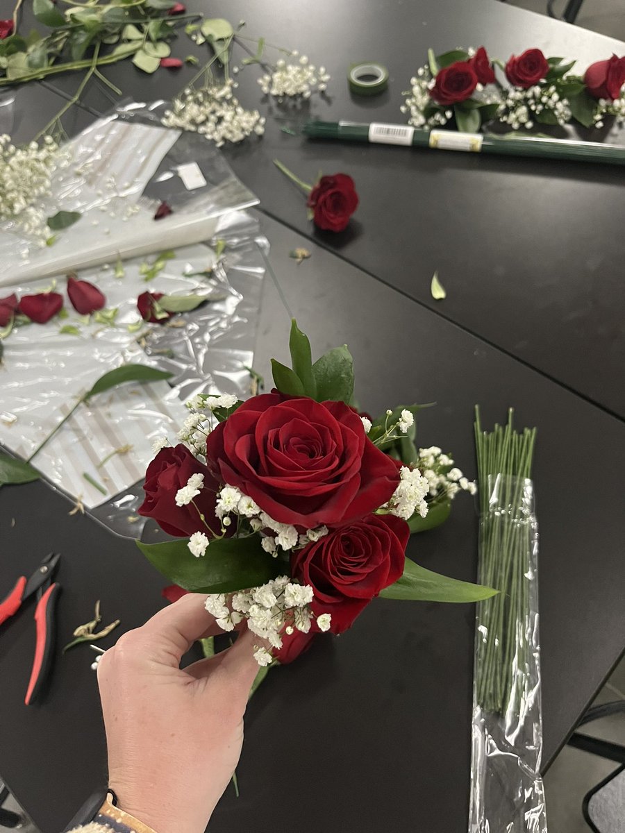 Looking like Prom season in Floral Design <a href="/WillisISD_CTE/">Willis ISD CTE Center</a>