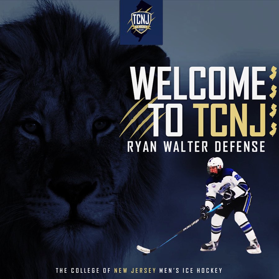 tcnjhockey's tweet photo. Welcome to TCNJ Ryan!
Ryan joins us from the Union Thunder EHL and Morris Knolls hockey programs! #tcnjhockey #tcnj #tcnjoin #lionpride #commitment https://t.co/R9nvxITdAH