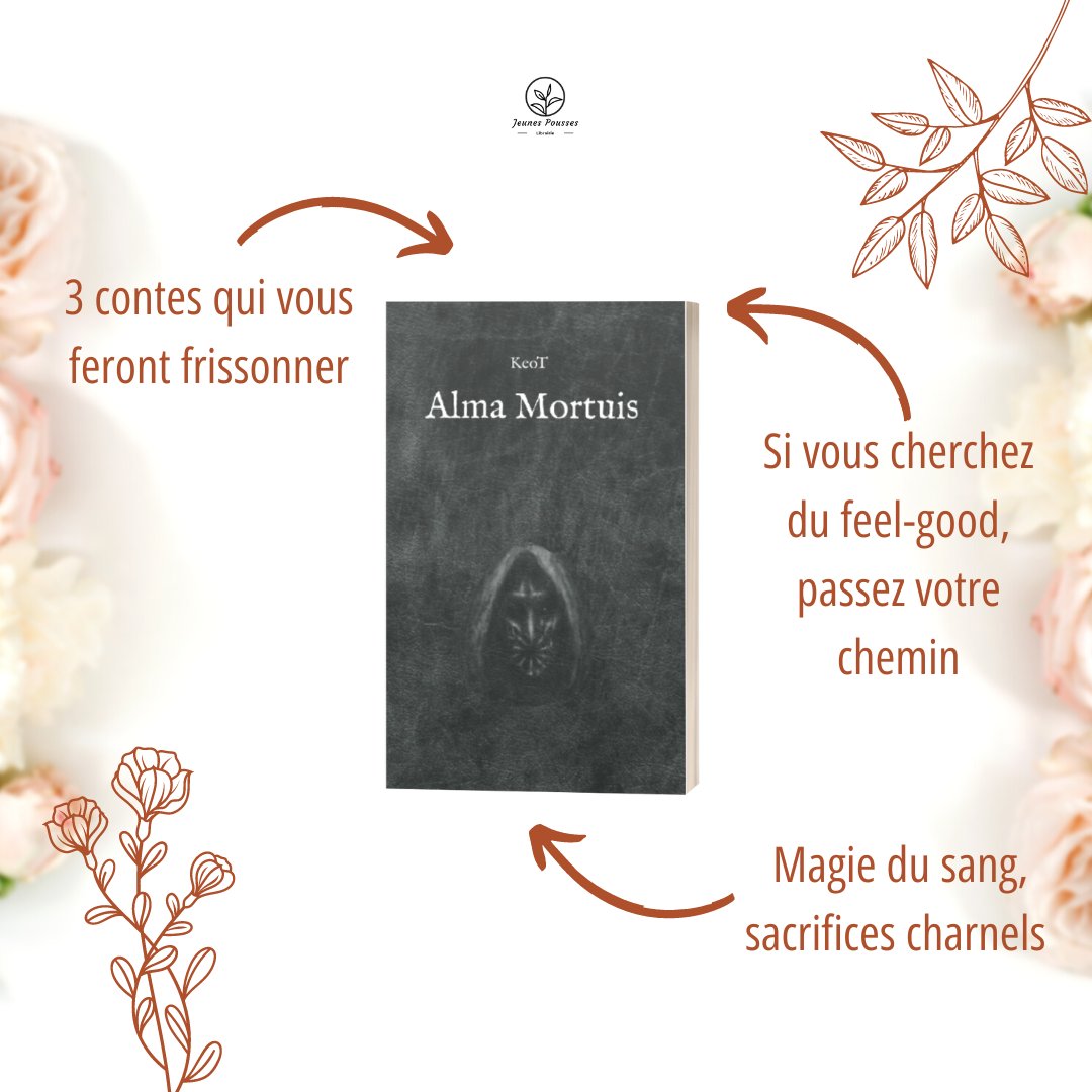 🌷Nouveauté🌷

Si vous cherchez du feel-good, ce n'est pas par ici. Par contre, si vous voulez découvrir des contes sombres et sanglants, vous êtes au bon endroit ! Découvrez Alma Mortuis de <a href="/KeoTauteur/">KeoT</a> au petit prix de 5,50 € en papier ! 😎

🌱librairiejeunespousses.fr/produit/alma-m…