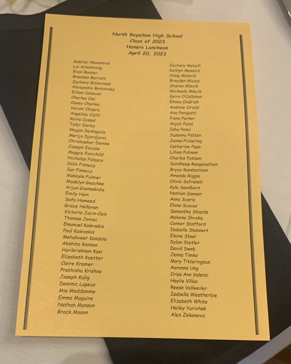 NoRoCounseling's tweet photo. Senior Honors and Awards Luncheon
#NRInspireGreat https://t.co/EpaXtD8yNQ
