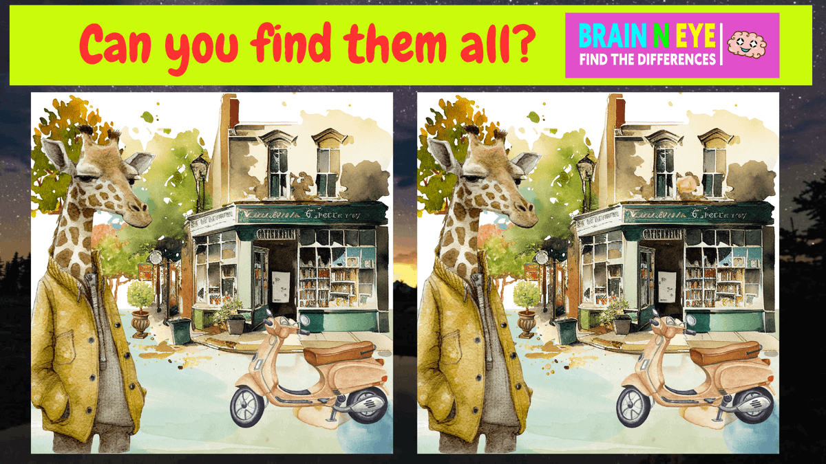 poortoast2020's tweet image. 【Find the difference game】best brain exercise quiz! Find 3 differences! ... youtu.be/ZRMusuS_J8w 來自 @YouTube #findthedifference #find3difference #freegame #giraffe #sloth #cuteanimals