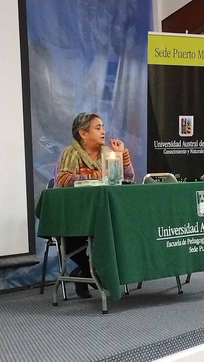 Juandomingoga's tweet photo. Rosabetty en la UACH sede Puerto Montt. https://t.co/KdC2OkqA3S