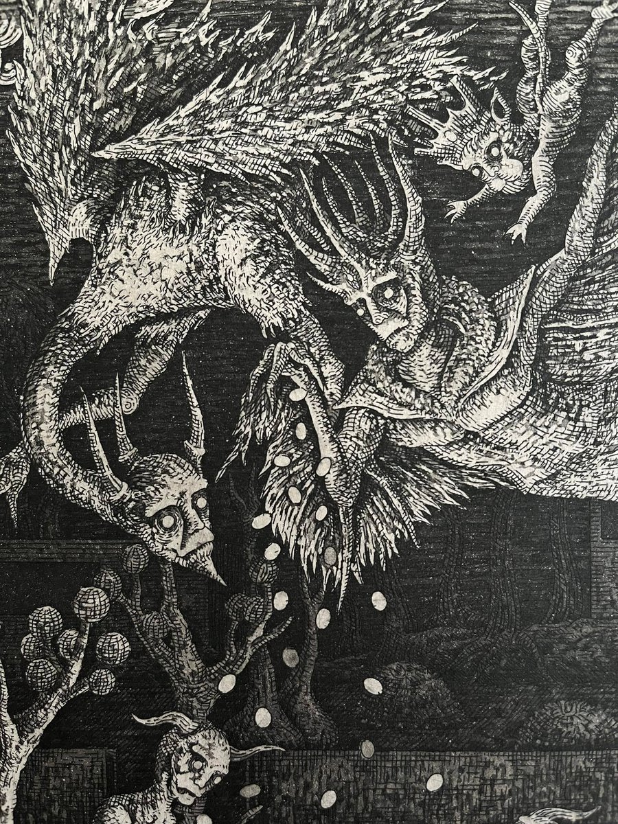 monsterassocia's tweet photo. A Fractional Currency from Capitalist, Etching &amp; Aquatint 35 x 50 cm

#art #artwork #etching #hardground #aquatint #printmaking #drawing #collection #demon #monster #sketch #sketchbook #characterdesign #character #예술 #예술가 #드로잉 https://t.co/bVkjeFSapS