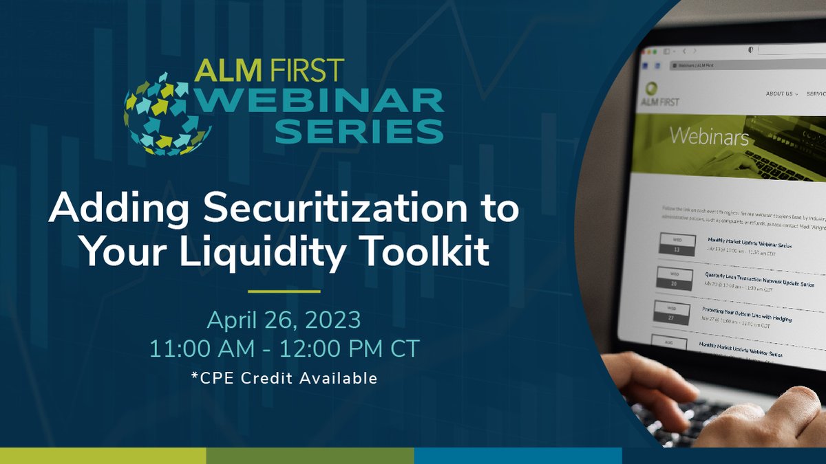 Join us for this month's CPE #WebinarWednesday to learn more about how issuing asset-backed securities can build financial strength, benefit your key stakeholders and help keep your loan engine running. ow.ly/hf8N50NO5mg