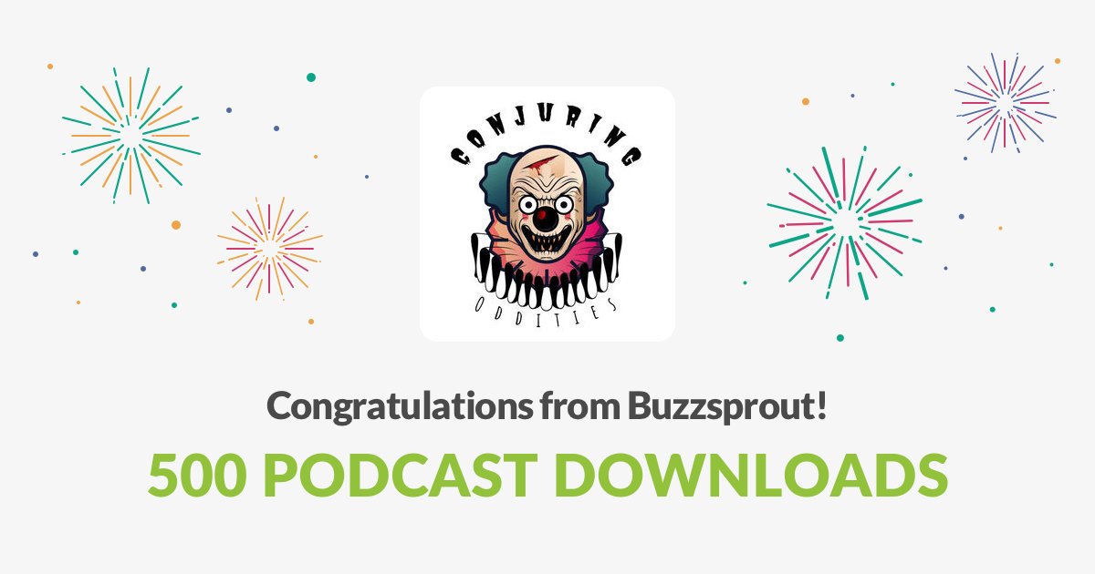 Ayyyeeee!!! 500 in just under 3 months. I wasn't sure if this was good or not, but I decided to be excited about it either way 🤣 Link is in my bio! #podcast #horror #creepypasta