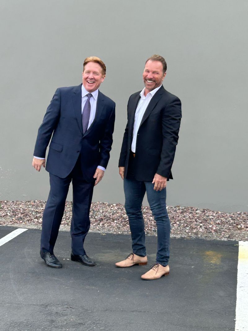 CEO Nick Moran &amp; CFO Hugh Dodson - an unbeatable team right there! 

#medicaltechnology #axislabs #bioskills #bioskillslab #healthcare #axisrt #wetlab #researchanddevelopment #cadaverlab #bestlab #research #LabinNashville #Labinchattanooga #labinirvine #labinorangecounty