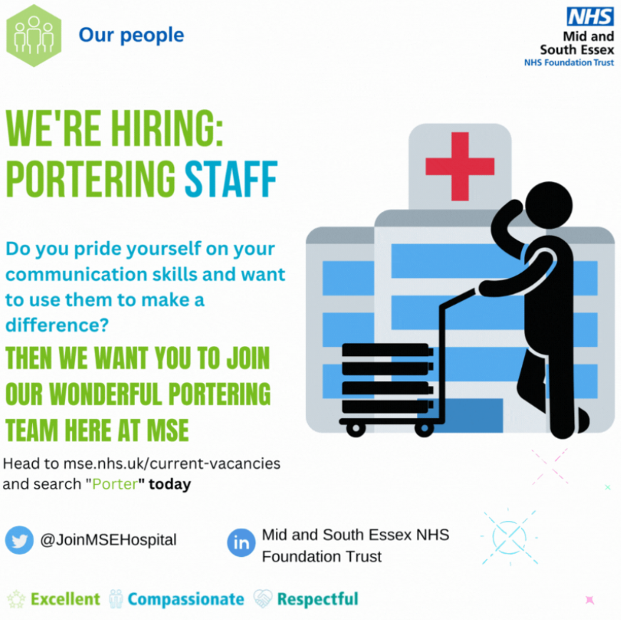 JoinMSEHospital's tweet photo. Are you looking for a new opportunity with flexibility and career development?  
Then come and join our wonderful Estates &amp; Facilities Team at our MSE Hospitals.  

#NHS #CareeerOpportunities #OneTeam https://t.co/1GhxlUYfpV