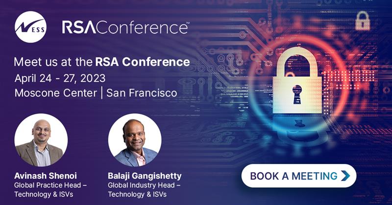 🛡 Join us at #RSAC2023 in #SanFrancisco from April 24-27 to meet #Ness and engage in an insightful discussion on cybersecurity trends with our experts. Book a meeting here: bit.ly/3H10Urz

#Security #rsac #RsaConference #CyberThreats #EndpointSecurity #Cybersecurity