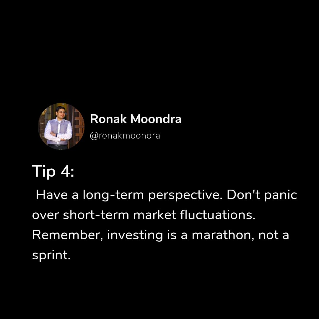 RonakMoondra's tweet photo. Investing in the stock market can be risky. Make sure you know what you're doing with these tips from @RonakMoondra Part-2

#StockMarketTips #InvestingTips #RiskManagement #ronakmoondratweets #ronakmoondra https://t.co/yIOu5Bg6cf