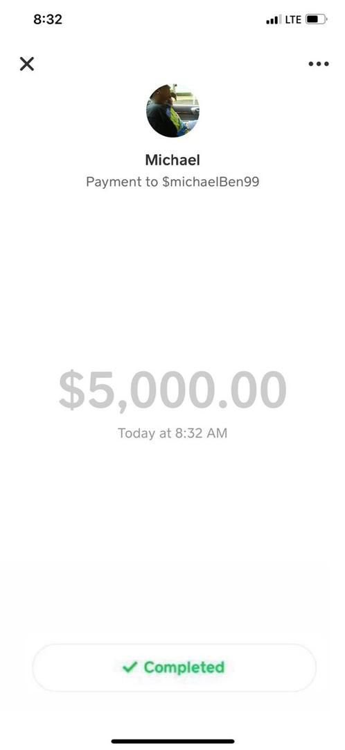 Michael1346534's tweet photo. Spend your 5k wisely Michael!!! https://t.co/GD8AYvZ0Rx