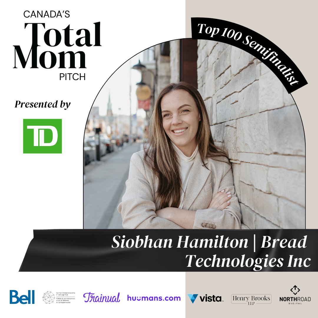 Exciting news for us! Beyond thrilled and thoroughly enjoying being apart of the @totalmominc community

Top 100 Semi-finalist in Canada’s #TotalMompitch presented by TD