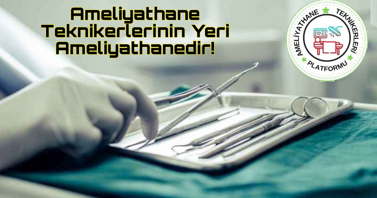 frkankyacan's tweet photo. Ameliyathane Teknikerleri görev tanımı sorunu yüzünden gerek kamu hastanelerinde gerek özel hastanelerde istihdam sorunu yaşamaktadır. Bu durum mezunlarımızı maddi, manevi ve özellikle psikolojik olarak çok fazla yıpratmaktadır. 
#CerrahiTekHakkı https://t.co/nlY2QBz0Z5