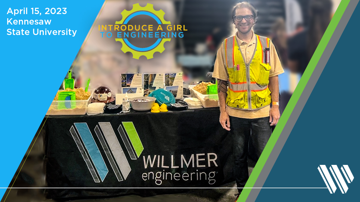 willmereng's tweet photo. On Saturday, April 15th, Willmer attended and sponsored the 'Introduce a Girl to Engineering' event at Kennesaw State University. Justin Dunlap represented Willmer and hosted a sand castle making activity for the attendees. #willmerengineering #event #kennesaw #university #acecga https://t.co/V2thfBJ6H8