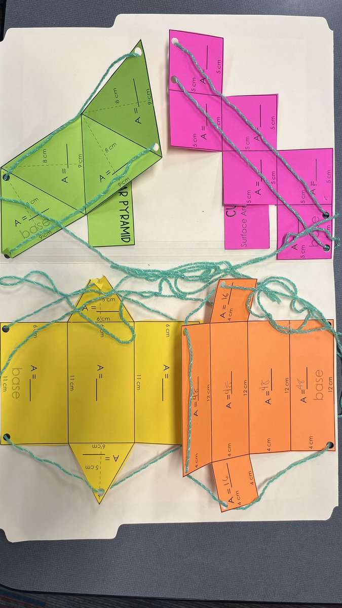 MisterNeidert's tweet photo. Tried “Pull-Up Nets” for the first time today… looking forward to studying surface area with my students… thanks @TeacherThrive https://t.co/5vHslKfryb