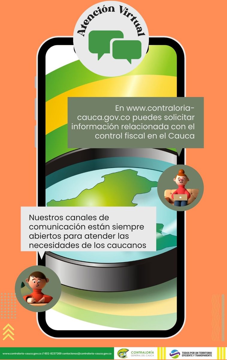 CGC_cauca's tweet image. ¿Busca una forma sencilla de ponerse en contacto con nosotros para obtener información sobre el control fiscal? El Chat en contraloria-cauca.gov.co, es nuestro canal virtual de atención y comunicación rápida y eficaz.