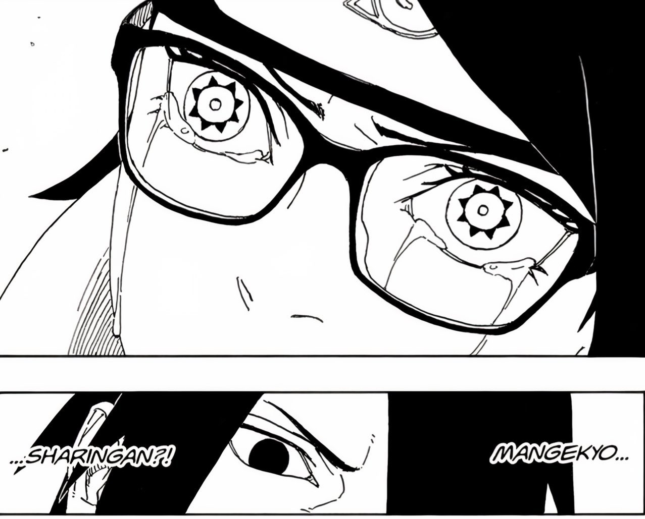ludwig🌱 on X: When Sarada Uchiha gets her Mangekyo Sharingan hax and  another fight in the manga, it's over for this fandom.   / X