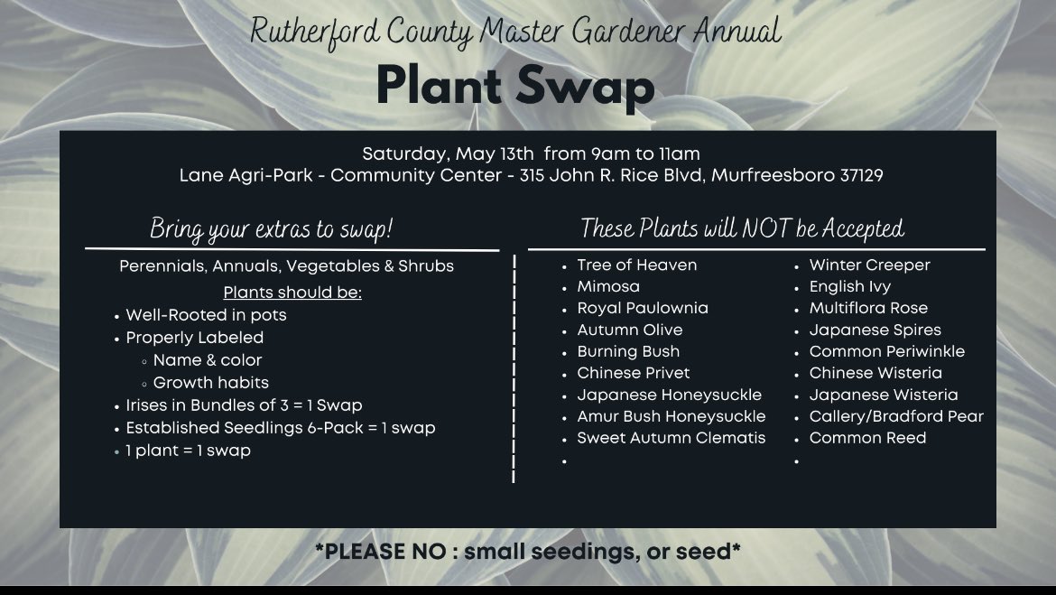 23 days under the plant swap! <a href="/RutherfordCoExt/">Rutherford Co Ext</a>
