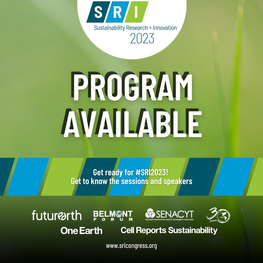 Sustainability Research & Innovation Congress tweet media
