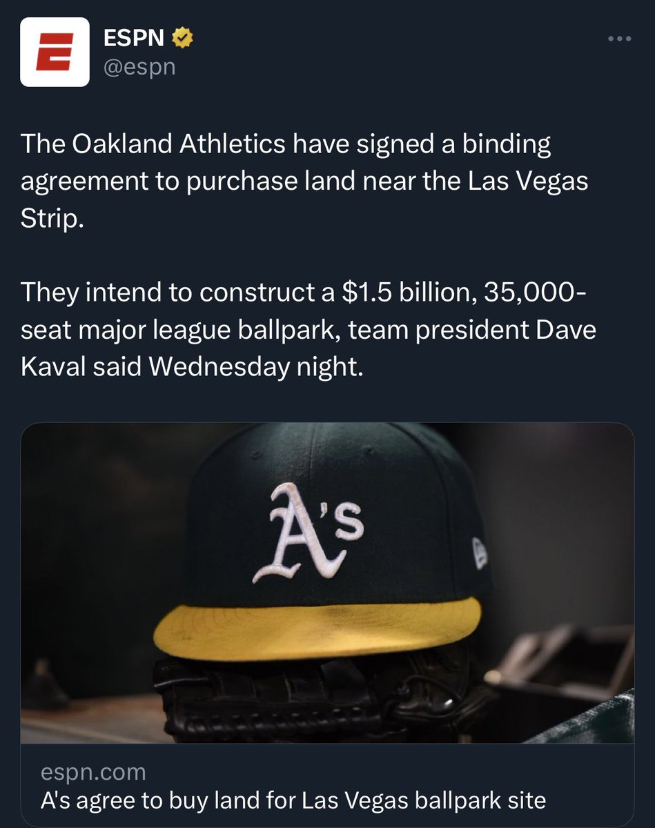 _j_miranda_'s tweet photo. Following the devastating news today after 24 long, exciting, and frustrating years I hereby renounce my fandom of the “MLB��� team formally known as the Oakland Athletics. Thanks for the memories. https://t.co/9NcNzT3a6N