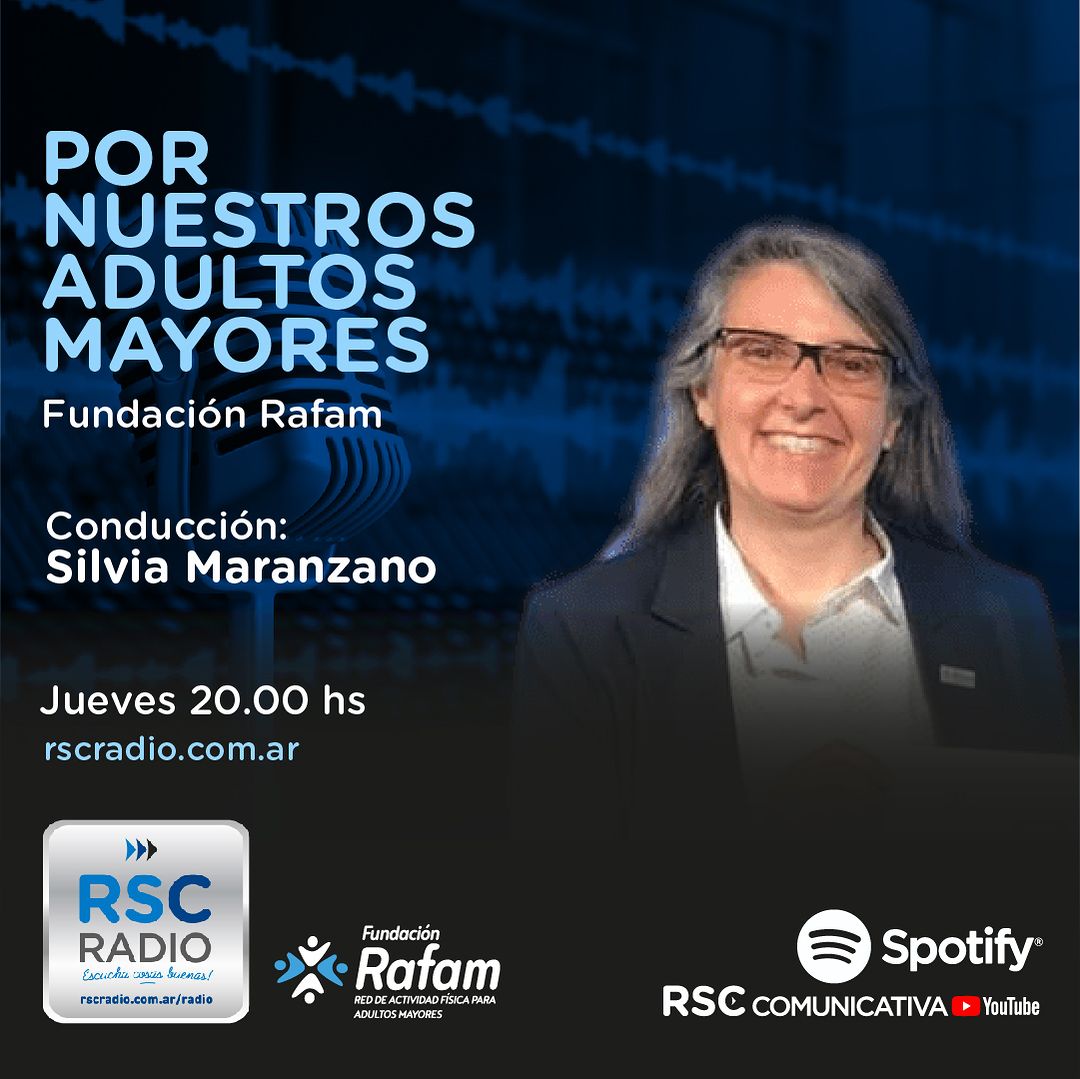 EN EL AIRE “POR NUESTROS ADULTOS MAYORES” El programa de <a href="/FundacionRafam/">Fundacion RAFAM</a> Conduce la magister Silvia Maranzano junto a muy buena música Escuchá: bit.ly/2ZHy9eH #escuchacosasbuenas