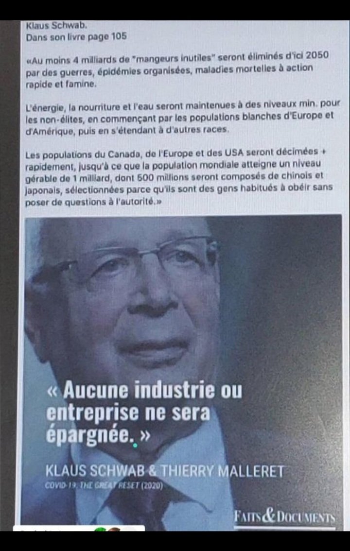 Klaus Schwab, Président du Forum économique mondial