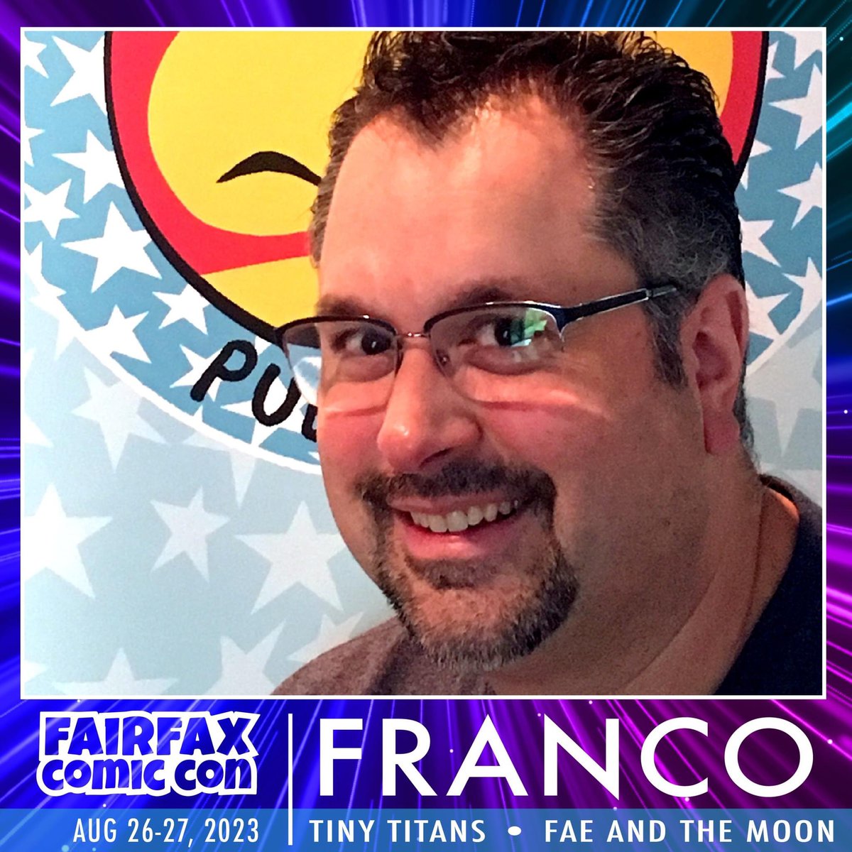 fairfaxcomiccon's tweet photo. Hello Fantastics! We have a Special Guest announcement! 🦊🧡
We are very proud to welcome Special Guest Franco to Fairfax Comic Con! 🎉

🔥 https://t.co/Zk2jvx9gg4 🔥 https://t.co/b2OS1kQQ8X