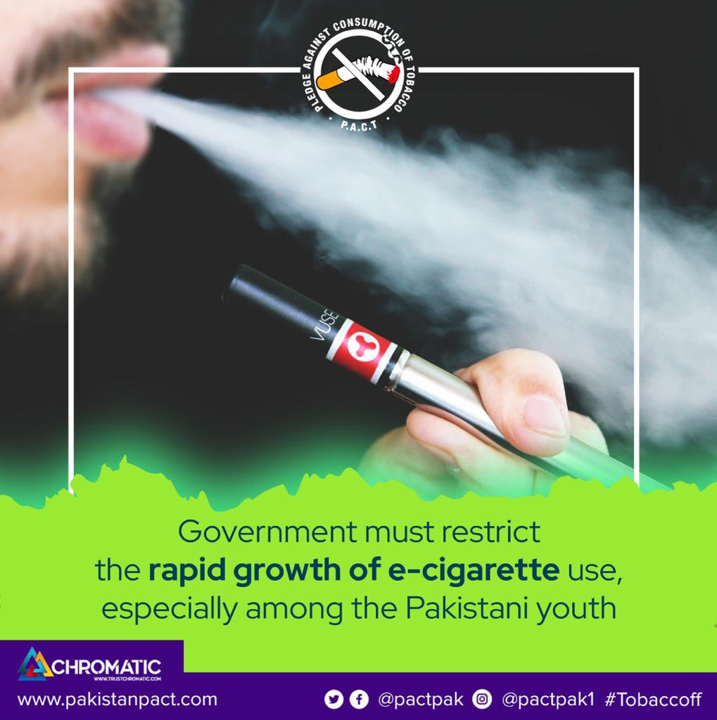PACTPak's tweet photo. The rapid increase in number of youth using these products is significant public health concern and steps must be taken by policymakers to discourage the use of e-cigarettes. #Tobaccoff #BanNicotineProducts #cigarette #quitsmoking #saynototobacco #health #lungproblem #smoking https://t.co/iAYSn1GSKE